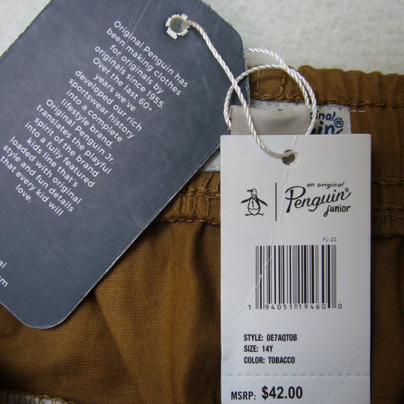 New Penguin Junior Jogger Pants - Picture 6 of 6